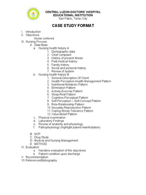 Image result for Example of a Case Study Assignment