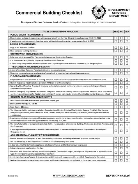 Commercial Building Code Checklist に対する画像結果