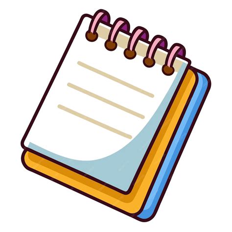 Notepad clipart vector art and illustration | Premium AI-generated vector