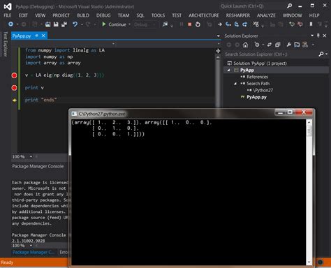 Image result for Python in Visual Studio 2012