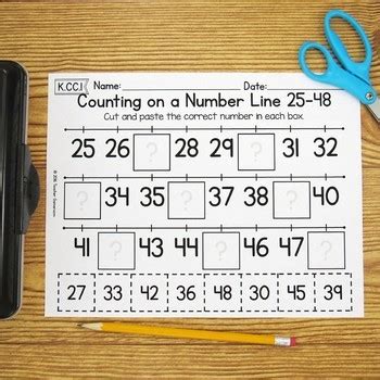 Image result for Counting On a Number Line Worksheet