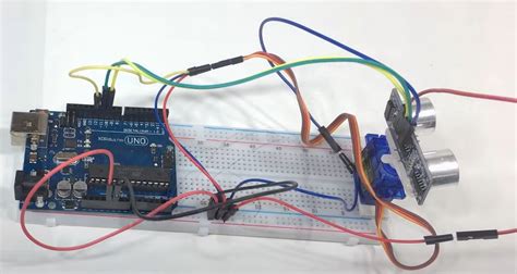 Image result for Ultrasonic Radar System Using Arduino Circuit Diagram
