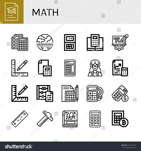 Image result for Math Icon Set