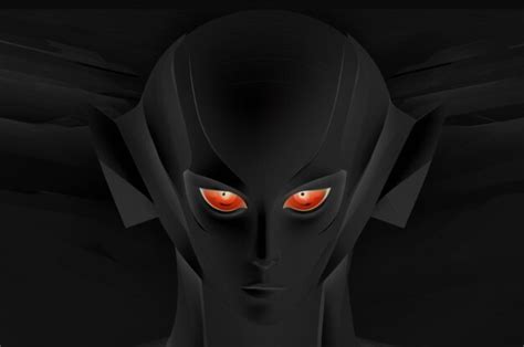 Image result for Alien Writing Red On Black