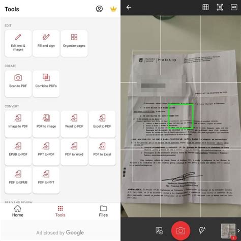 Toradh íomhá ar PDF Scanner Working