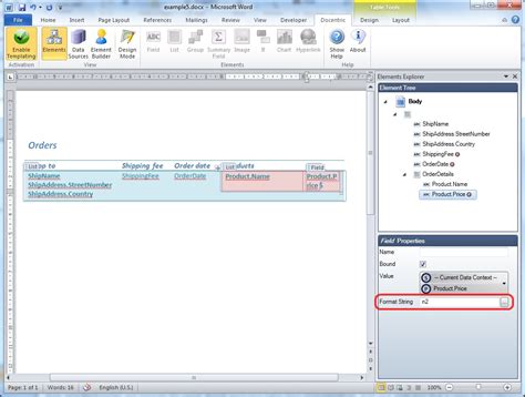 Toradh íomhá ar Examples of Nested Tables