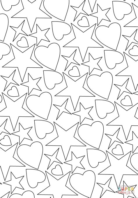 Image result for Star Pattern Coloring Pages