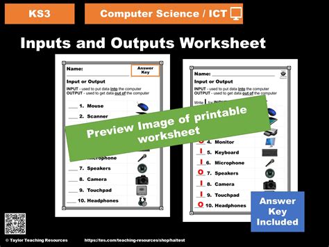 Image result for Input or Output Worksheet
