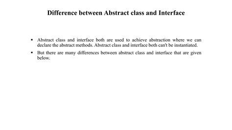 Afbeeldingsresultaten voor Difference Between Abstract Class And Interface