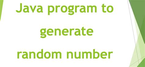 Image result for Random Number Generator Java