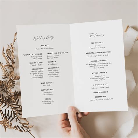 Image result for Sample of Church Wedding Ceremony Program