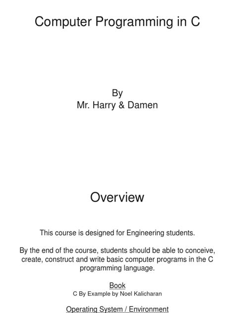 Image result for C Programming PDF