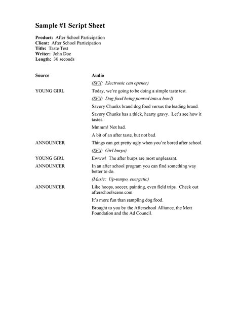 Image result for Script Writing Template for Word