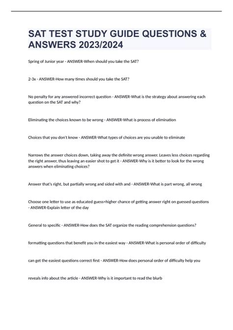 Bildergebnis für Sat Test Study Guide