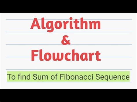 Image result for Fibonacci Flowchart
