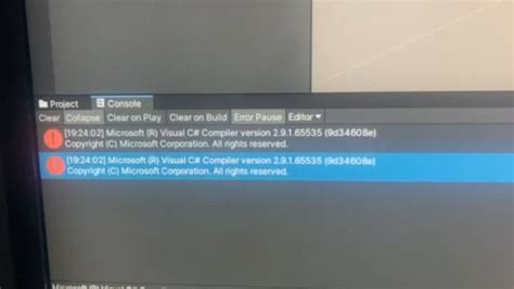 Image result for Unity Error Hint