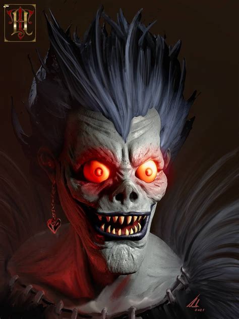Toradh íomhá ar Realistic Ryuk Death Note