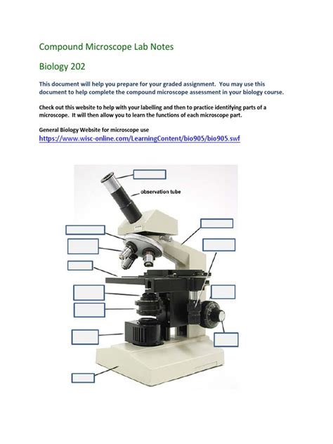 Image result for Compound Microscope Memorization