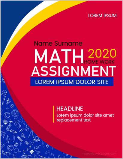 Image result for Mathematics Project Front Page Design