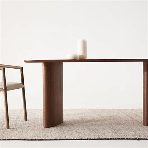 Rustic Wood Rectangular Pedestal Dining Table に対する画像結果