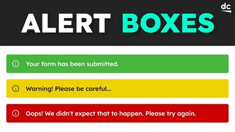 Image result for Alert Box Widget