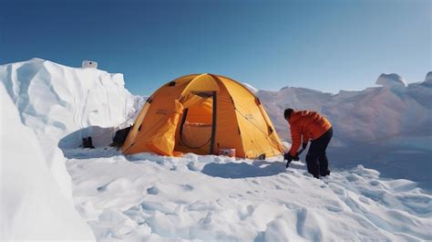 Toradh íomhá ar Camping in Snow