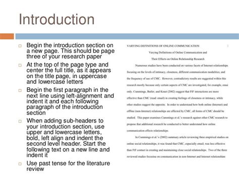 Image result for APA Introduction Sample