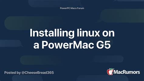 Linux for Power Mac G5 に対する画像結果