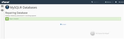 Toradh íomhá ar How to Repair MySQL