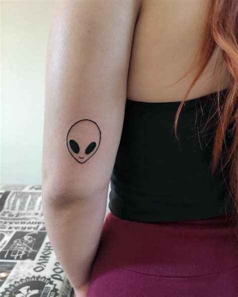 Image result for Alien Face Tattoo