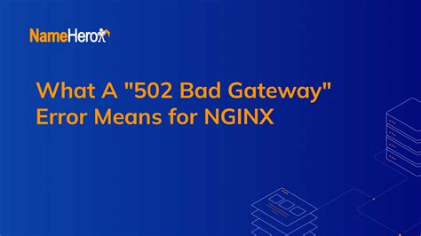 Image result for 502 Bad Gateway Nginx
