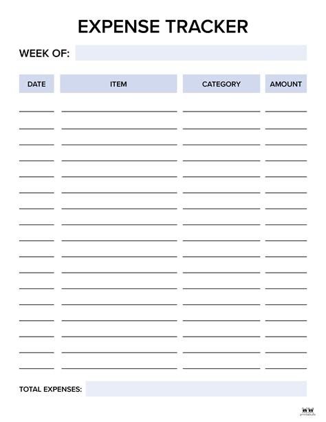 Image result for Printable Daily Expense Worksheet