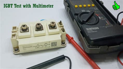 Image result for Testing IGBT with Multimeter