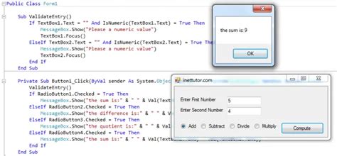 Image result for Visual Basic Calculator Coding