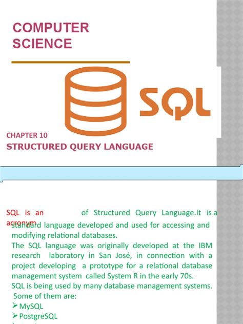 Image result for SQL Format Class 10