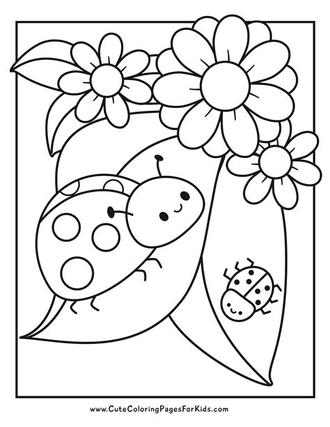 Toradh íomhá ar Fun Bug Coloring Pages