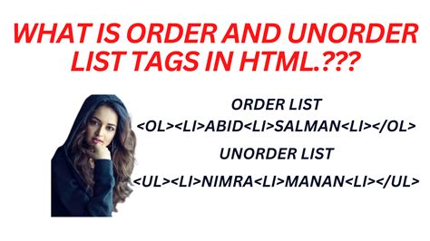 Image result for Order List in HTML Hindi