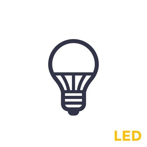 Image result for LED Light Bulb Symbol Vector