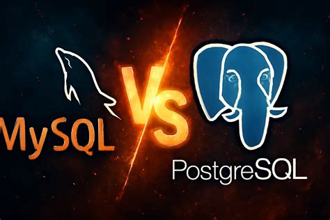 Toradh íomhá ar MySQL Y PostgreSQL
