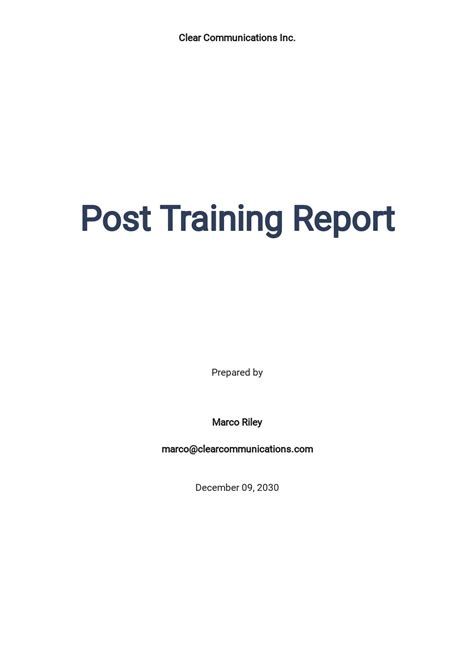 Image result for How to Write a Training Report