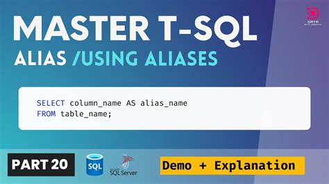 Image result for SQL Alias Table