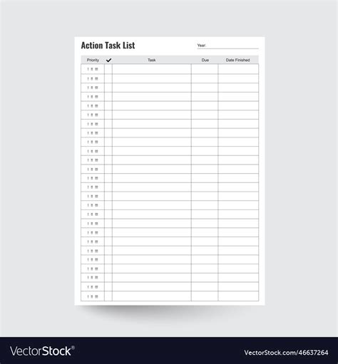 Image result for Action Task List. Excel