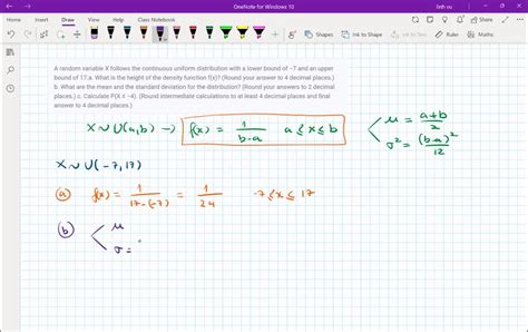 Continuous Uniform Distribution Random Variable X に対する画像結果