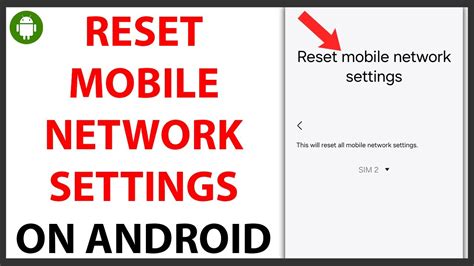 Image result for How to Rest My Android Network