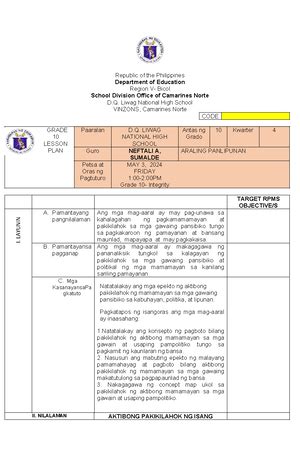Toradh íomhá ar Grade 8 4th Quarter Module