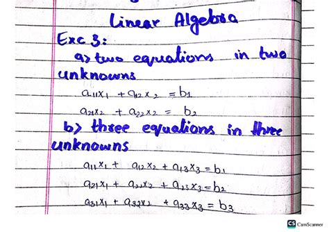 Image result for Linear Algebra Sample