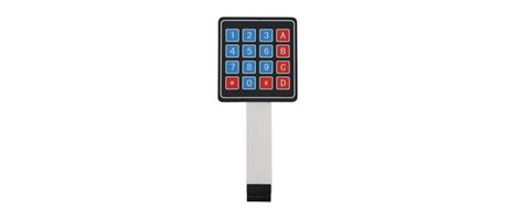 Image result for Keypad 4x4 Arduino PNG