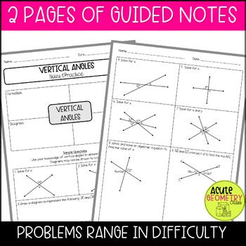 Vertical Angles Lesson に対する画像結果