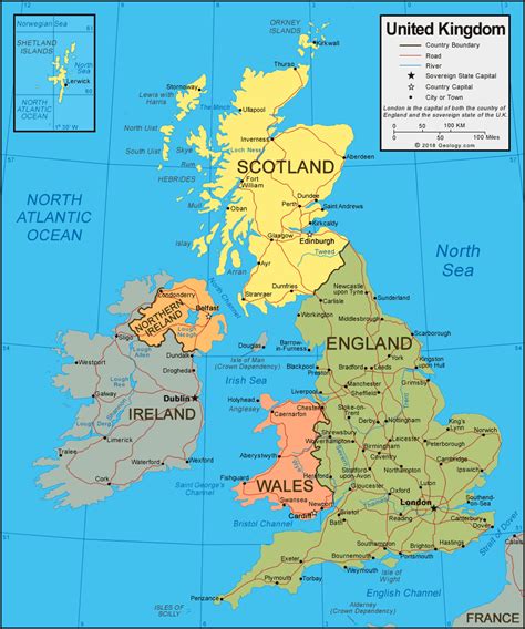 Image result for England Ireland Map