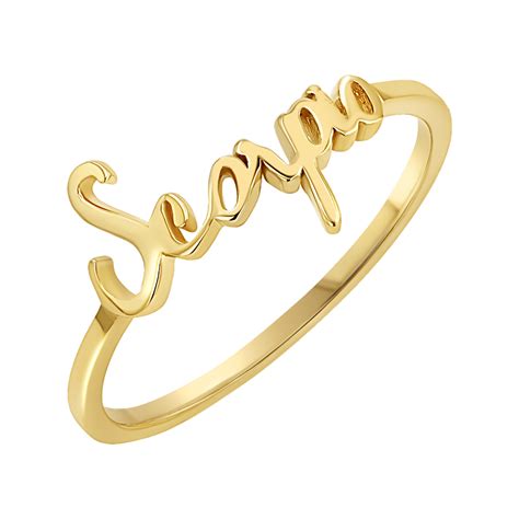 Toradh íomhá ar Script Book Ring